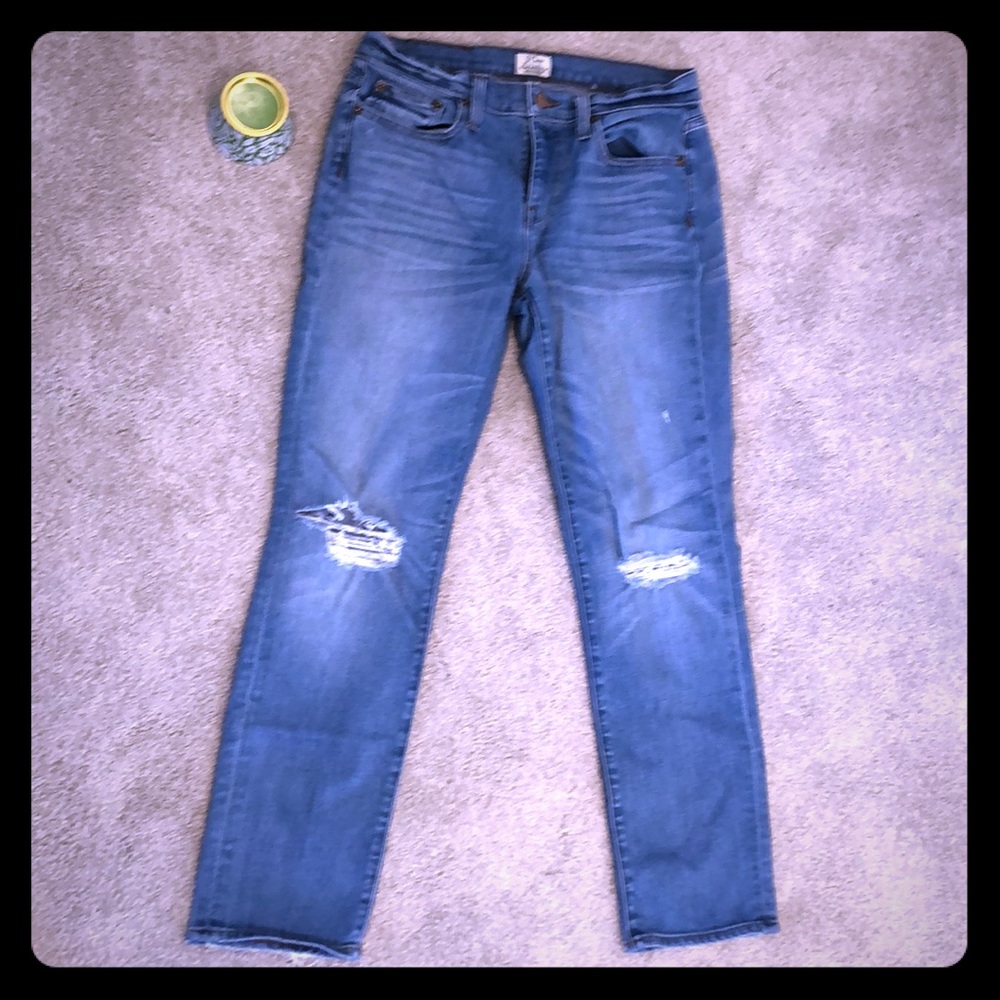J. Crew boyfriend jeans